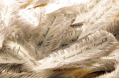 FeatherPlaceCards