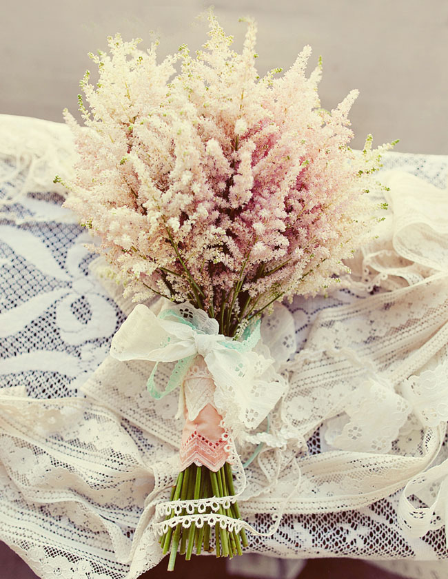 pink wedding bouquet